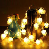 Pinecone LED String Lights
